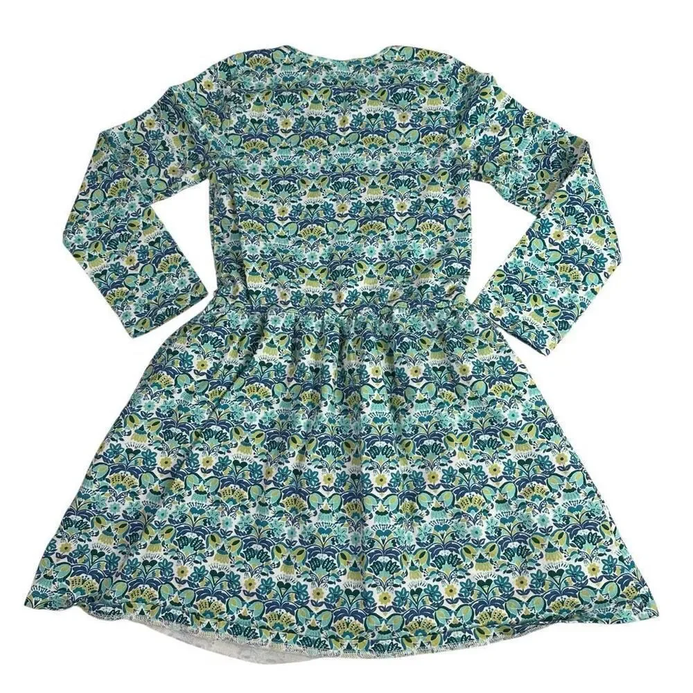 Garnet Hill Kids Medium Floral Dress with Pockets Stain